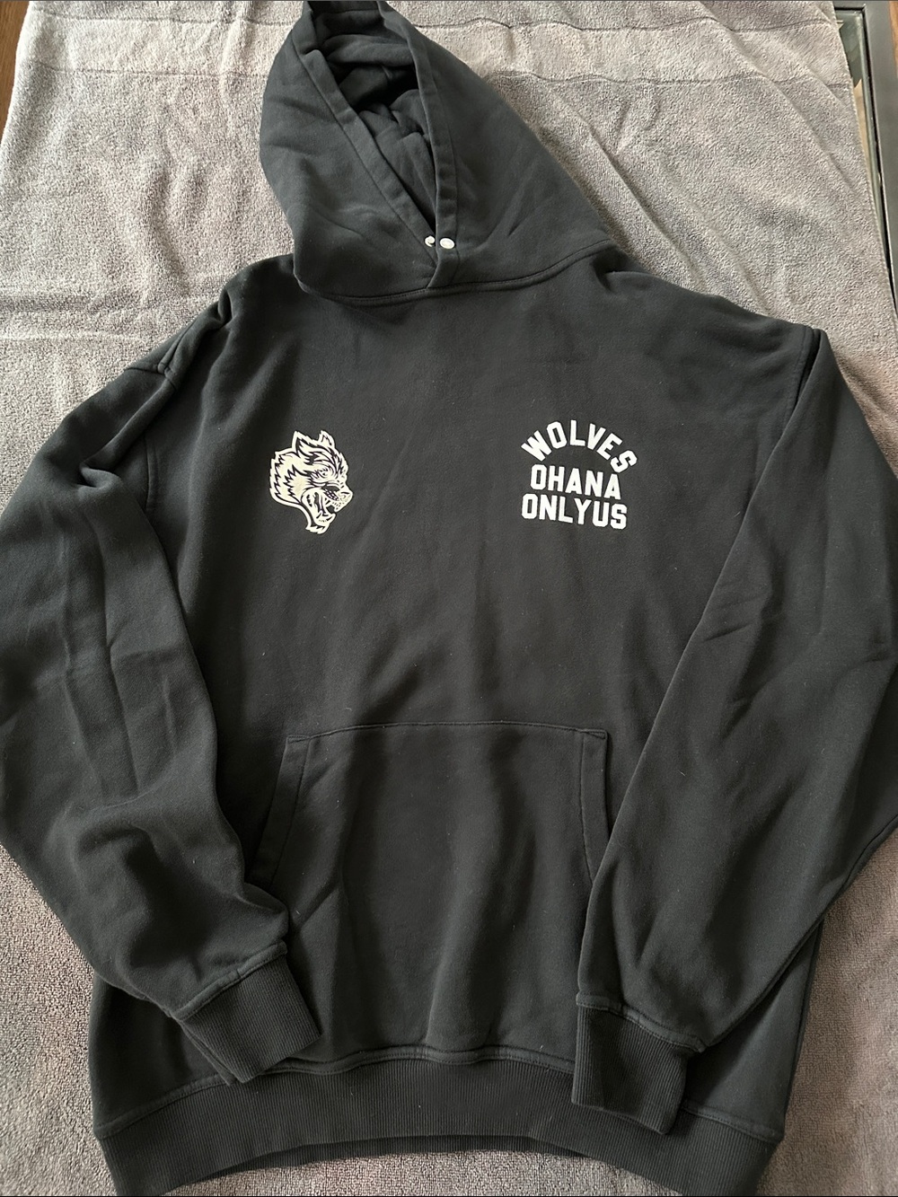 Darc Sport Black Wolves 'Ohana Onlyus' Pullover Hoodie